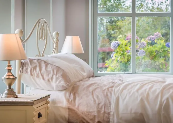 Country Setting In The Middle Of Town.